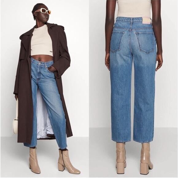 MOTHER SNACKS High Waist Double Stack Ankle Jean Delicious Memories Sz 34 {Y31} - Picture 1 of 7